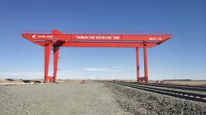 出口蒙古國(guó)集裝箱門式起重機(jī)